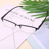 Anti Blu-Ray Business eye glasses voor mannen metalen frame Plain glazen bril (gouden frame)