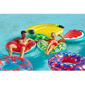 Water pret opblaasbare banaan vormige zwembad Lounge zwemmen Ring drijvende vlot drijvers  grootte: 180 * 95cm