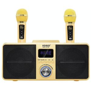 SDRD SD309 draadloze microfoon Bluetooth Audio All-in-One Machine(Goud)