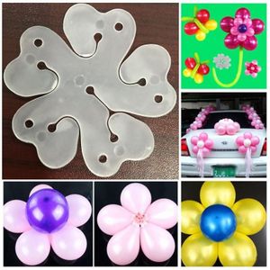 50 stuks bloem ballonnen Decoratie accessoires pruim clip verjaardag bruiloft partij plastic ballon clip