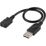 USB Man naar Micro USB Vrouwelijke Converter Kabel  Kabel lengte: ongeveer 22cm