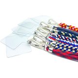 3 STKS Telefoon Lanyard Verstelbaar Afneembaar Nekkoord Met Kaart (NO.25 Geel Roze Grijs)