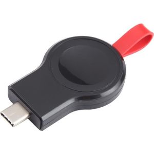 Voor Apple Watch Series 2W USB-C / Type-C poort draagbare magnetische oplader
