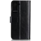 Voor Samsung Galaxy S30 Ultra Peas Crazy Horse Texture Horizontale Flip Lederen case met Holder & Card Slots & Wallet(Zwart)