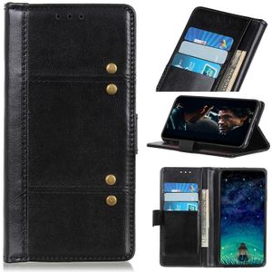 Voor Samsung Galaxy S30 Ultra Peas Crazy Horse Texture Horizontale Flip Lederen case met Holder & Card Slots & Wallet(Zwart)