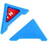 Universele Auto Body silicone anti-collision sticker deur hoekbeschermer (blauw)