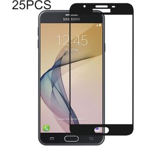 25 stuks volledige lijm volledige cover Screen Protector gehard glas film voor Galaxy J7 Prime