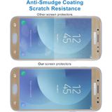 Voor Galaxy J5 (2017) (EU versie) 0 26 mm 9H oppervlaktehardheid 2.5D gebogen zeefdruk volledige scherm gehard glas Screen Protector (goud)