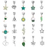 TZ-05 63 in 1 Kleurrijke Crystal Cartoon DIY Sieraden Kinderen Armband (Groen Pak)