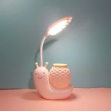 L-0 Cartoon slak pennenhouder USB oplaadbare LED zachte oogbescherming bureaulamp