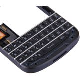 3 in 1 voor BlackBerry Q10 (middelste Frame Bezel  toetsenbord + achterplaat huisvesting Camera Lens Panel) volledige vergadering huisvesting Cover