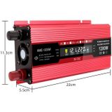 CARMAER UNIVERSAL 24V tot 220V 1200W Auto LCD-scherm Inverter Huishoudelijke stroomomzetter