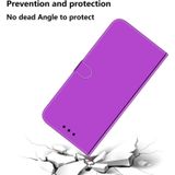 Voor Huawei P30 Imitated Mirror Surface Horizontal Flip Leather Case met Holder & Card Slots & Wallet & Lanyard(Purple)