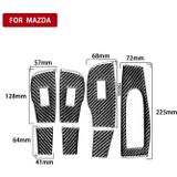 7 in 1 Auto Carbon Fiber Venster Lift Panel Decoratieve Sticker voor Mazda 3 Axela 2020  rechteraandrijving