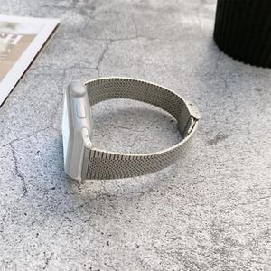 Gesp Stijl Staalvervanging Strap horlogeband voor Apple Watch Series 6 & SE & 5 & 4 44mm / 3 & 2 & 1 42mm