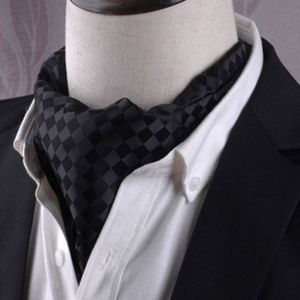 Gentleman's stijl polyester Jacquard mannen trendy sjaal Fashion jurk pak shirt Britse stijl sjaal (L256)