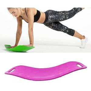 ABS Twist Fitness Balance Board Buik Been Swing Oefening Board Yoga Balance Board (Purple)