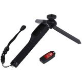 Letspro LY-11 3 in 1 Handheld statief zelfportret Monopod uitschuifbare Selfie Stick met Remote Shutter voor Smartphones digitale camera's GoPro sport camera 's