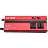 XUYUAN 2000W Autoomvormer met USB Display Converter  Specificatie: 12V tot 220V