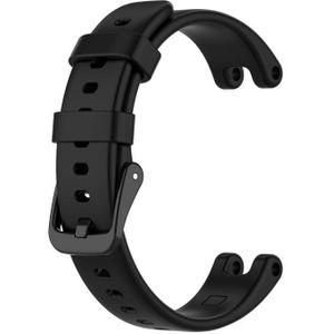 Voor Garmin Lily siliconen vervangende riem horlogeband met demontage tools (zwart)