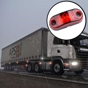 2 stuks 10-30V Auto Truck Trailer Piranha LED kant Marker Blinker lichten lamp  rood licht