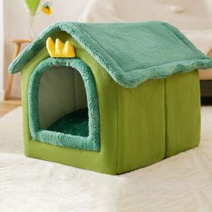 Huistype Universeel verwijderbaar en wasbaar hondenbed voor huisdieren  maat: M (groene dinosaurussen)