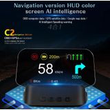 C2 Auto HUD Head-up Display GPS Digitale Meter Watertemperatuur / Spanning / Snelheid