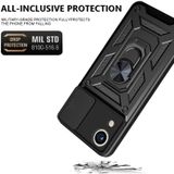 Voor Samsung Galaxy A03 Core Schuif Camera Cover Design TPU + PC Phone Case