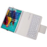 SA610 Voor Samsung Galaxy Tab S6 Lite 10.4 P610 / P615 (2020) 2 in 1 Afneembaar Bluetooth-toetsenbord + Litchi textuur beschermhoes met stand & pensleuf(wit)