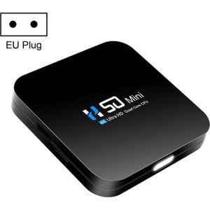 H50 Mini 4K Smart Network TV Box  Android 10.0  RK3318 Quad Core  2GB+32GB  EU-stekker