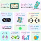 [HK Magazijn] UMIDIGI G2 Tab tablet-pc voor kinderen 10 1 inch  4 GB + 64 GB  Android 13 RK3562 Quad-Core  wereldwijde versie met Google  EU-stekker (Magic Green)