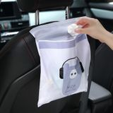 15 PCS Creative Cute Car Garbage Bag Paste-type Cleaning Bag voor Auto Interieur (Groen)