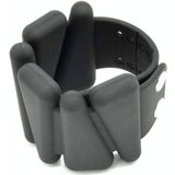 1 paar Yoga Fitness afneembare gewicht-dragende armbanden sport gewicht-dragende siliconen polsbandjes  specificatie: 1800g (zwart)