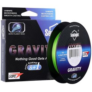 Seaknight GRAVITY 300M Fishing Line Strength Submerged Line Anti-bite en Wear-resistant Braided Line  Line number: 3.0  Color:Green