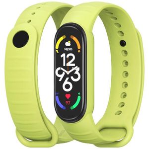 Voor Xiaomi Mi Band 7 / 6 / 5 MIJOBS Ripple Texture TPU horlogeband