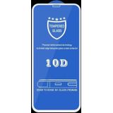 9H 10D volledig scherm gehard glas screen protector voor iPhone 12 Pro Max (wit)