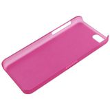 iPhone 5C ultra-dun 0.5mm doorschijnend Kunststof back cover Hoesje (hard roze)