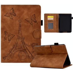 Voor Amazon Kindle Paperwhite 4/3/2/1 Tower relif lederen Smart Tablet Case