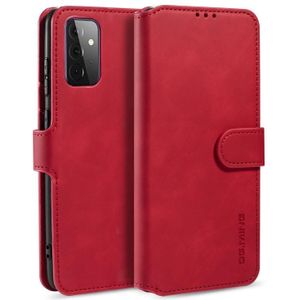 Voor de Samsung Galaxy A72 5G DG. MING Retro Oil Side Horizontale Flip Leather Case met Holder & Card Slots & Wallet(Red)