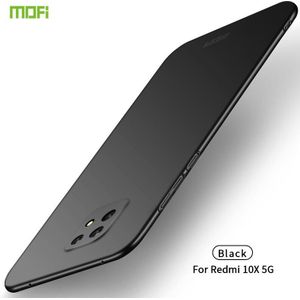 Voor Xiaomi Redmi 10X 5G MOFI Frosted PC Ultra-thin Hard Case(Zwart)