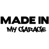 10 stuks gemaakt IN mijn GARAGE auto styling stickers decal auto lichaam cool covers  maat: 17.8 x 5 9 cm