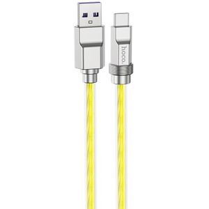 hoco U113 100W USB naar USB-C/Type-C siliconen snellaadgegevenskabel  lengte: 1m