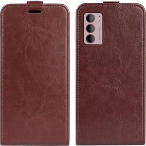 Voor Motorola Moto G42 R64 Textuur Vertical Flip Leather Phone Case