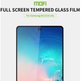 Voor Galaxy A91 / S10 Lite MOFI 9H 2.5D Full Screen Tempered Glass Film(Zwart)