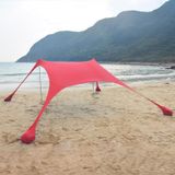 Outdoor Beach Lycra Canopy Camping Tent Sunshade Fishing Tent  Size: 300x300x200cm(Red)