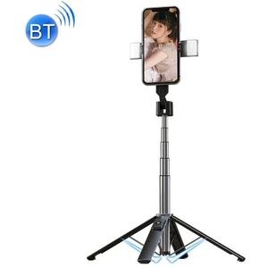 Telefoon Live Bracket Bluetooth selfie statief  hoog: 104 cm (aluminium legering + dubbele vullichten)