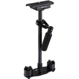 PULUZ S60T 38.5-61cm Koolstofvezel Handheld Stabilisator Steadicam voor DSLR & DV Digitale Video Camera  Draagvermogen: 0.5-3 kg (zwart)