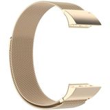 Voor Garmin Forerunner 35 / 30 Milanese vervanging polsband horlogeband (Champagne Gold)