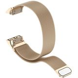 Voor Garmin Forerunner 35 / 30 Milanese vervanging polsband horlogeband (Champagne Gold)