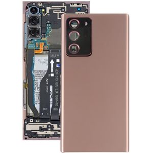 Batterij achterkant met camera lens cover voor Samsung Galaxy Note20 Ultra (Rose Gold)